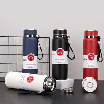 Vacuum Flask Hot & Cold Water Bottle | Stainless Steel | 1000ml & 800ml