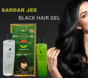New SARDAR JEE Black Hair Color Gel Long-Lasting Shine and Natural Black Color